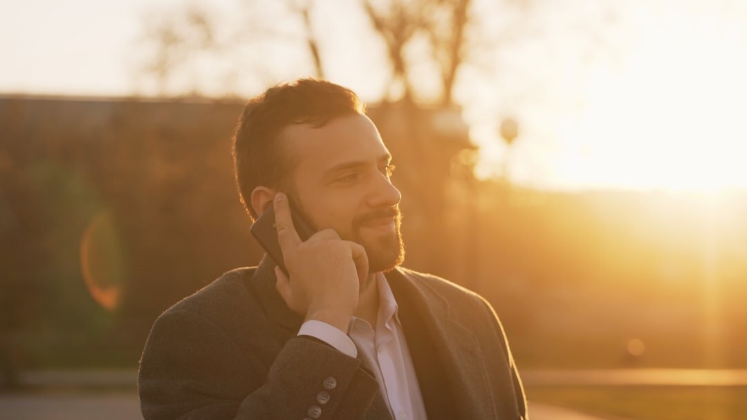 Portrait of a European man communication consultant